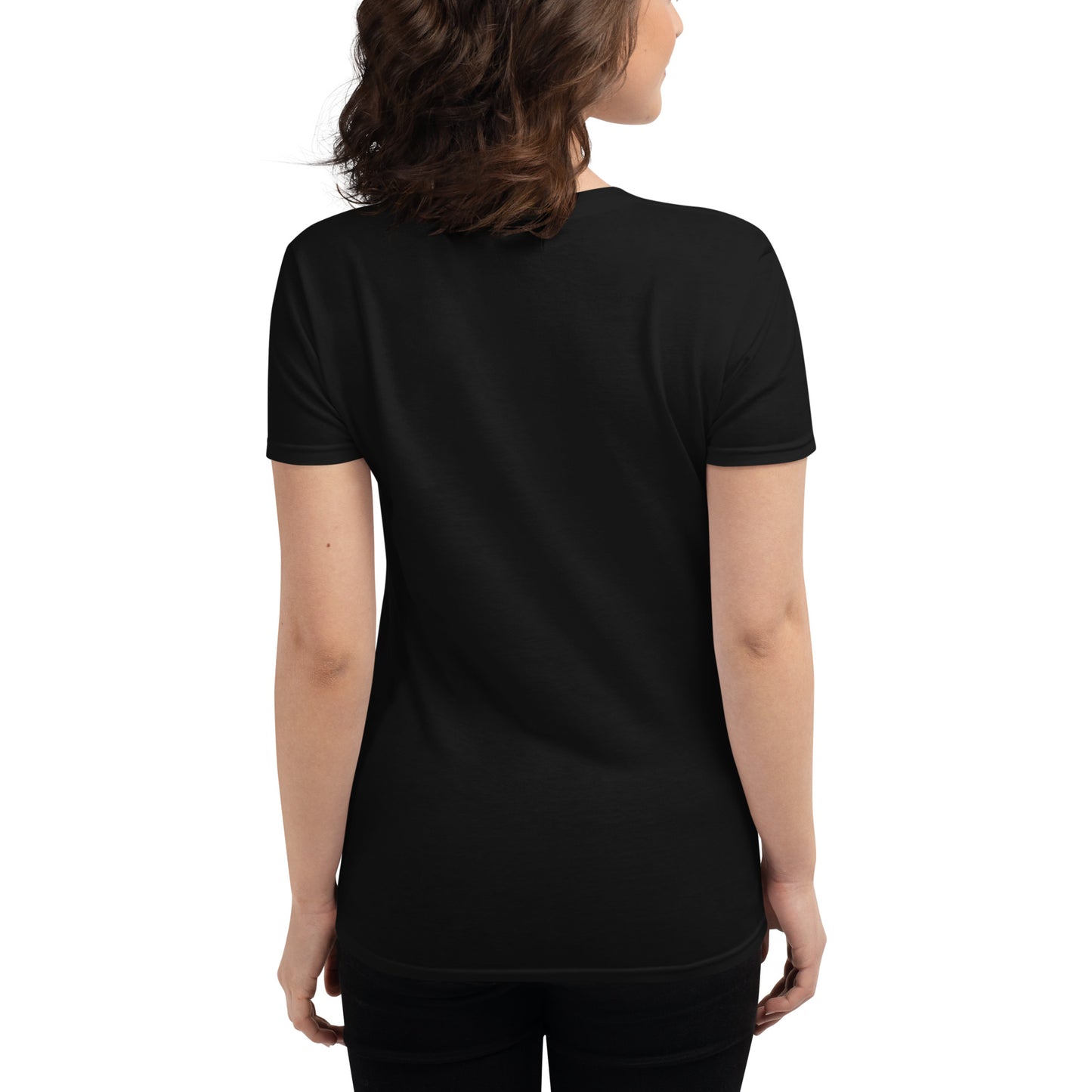 JNO Logo Four The Dance Floor Black Out Women's Short Sleeve T-Shirt